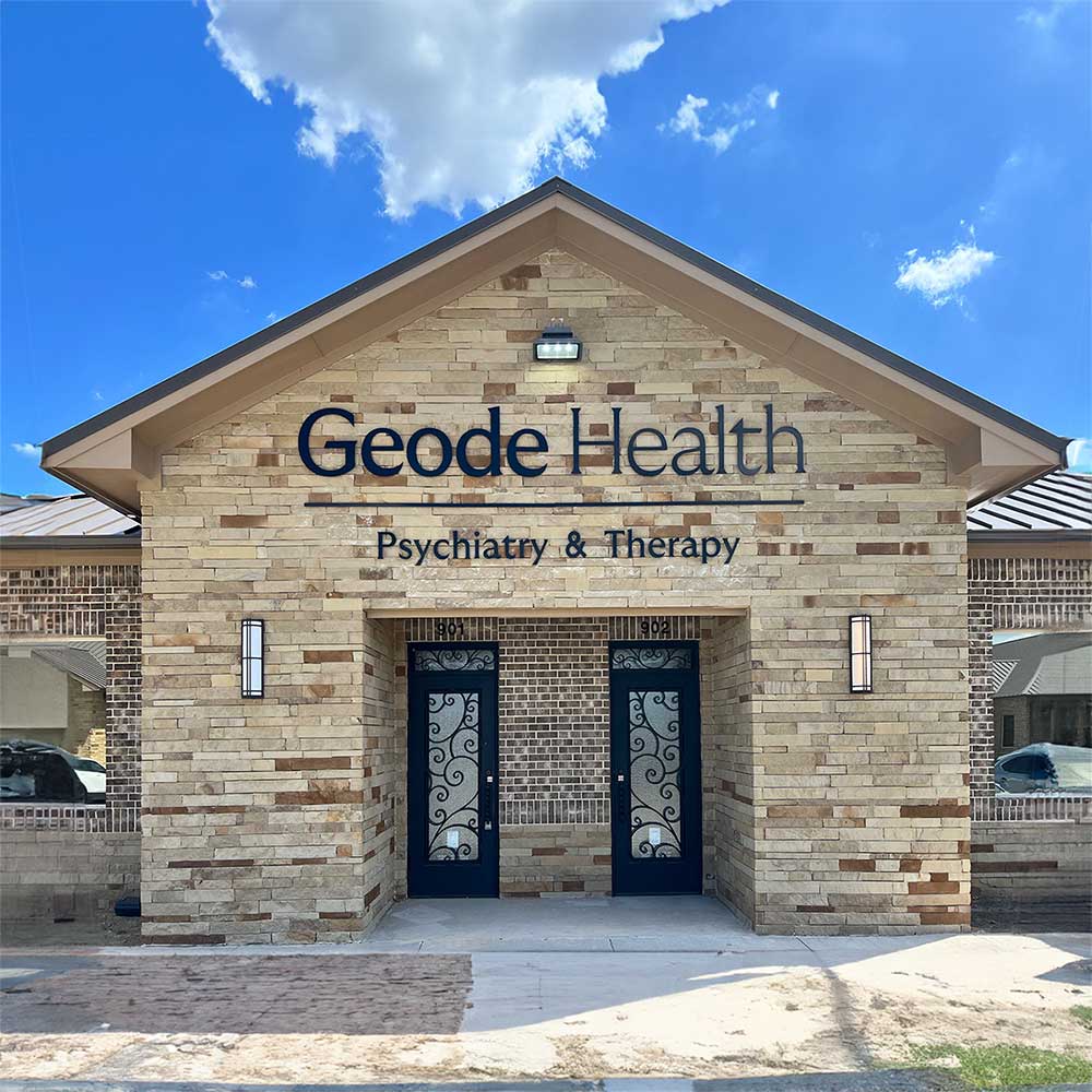 Geode Mental Health Frisco Texas Store Front